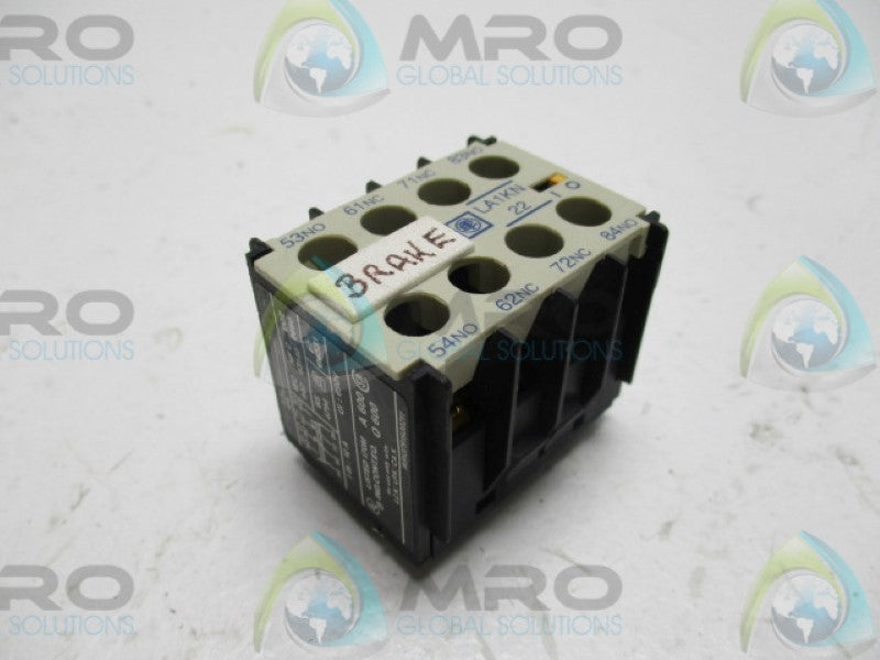 TELEMECANIQUE LA1KN22 AUXILIARY CONTACT  UNMP