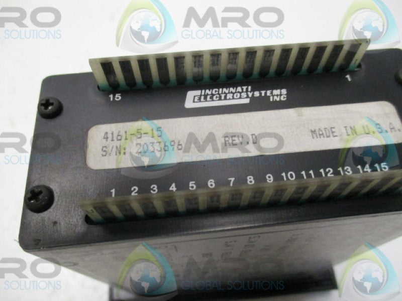 CINCINNATI ELECTROSYSTEMS 4161-5-15 DISPLAY PANEL METER 7-DIGIT  UNMP