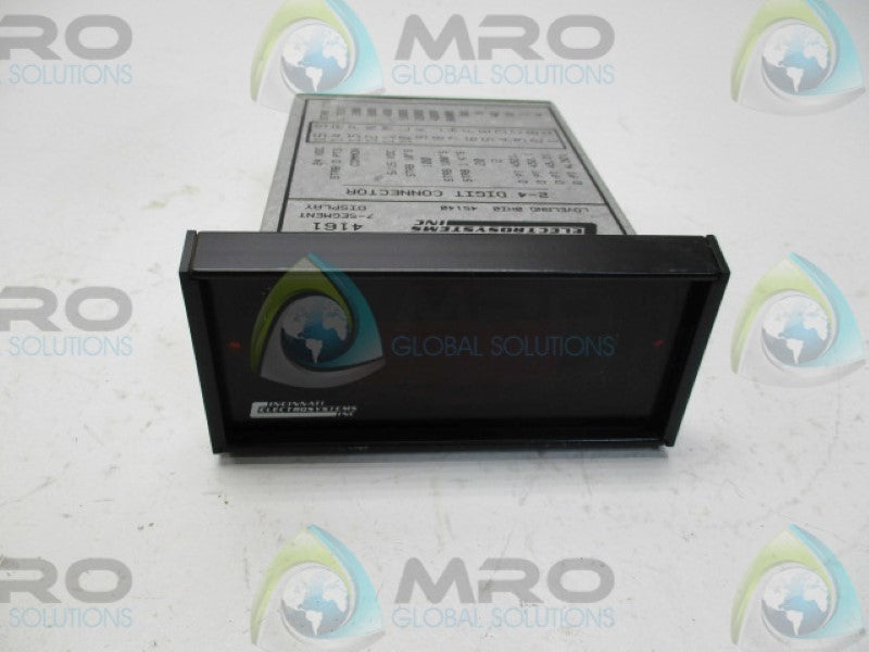 CINCINNATI ELECTROSYSTEMS 4161-4-15-N12 DISPLAY PANEL METER  UNMP