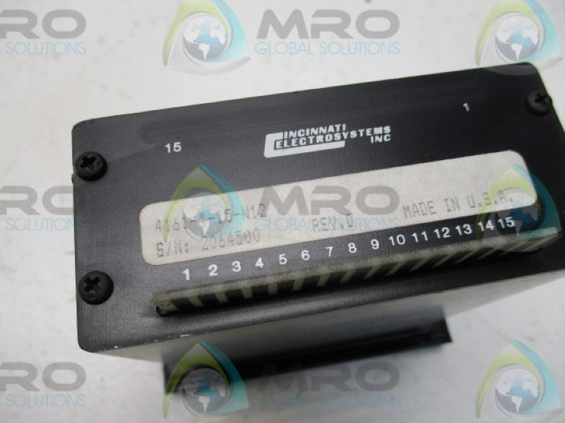CINCINNATI ELECTROSYSTEMS 4161-4-15-N12 DISPLAY PANEL METER  UNMP