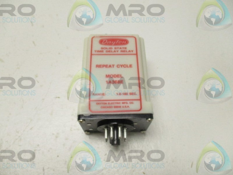 DAYTON 1A368E TIME DELAY RELAY 1.8-180 SECONDS 120VAC * NEW IN BOX *