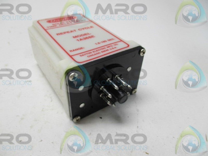 DAYTON 1A368E TIME DELAY RELAY 1.8-180 SECONDS 120VAC * NEW IN BOX *