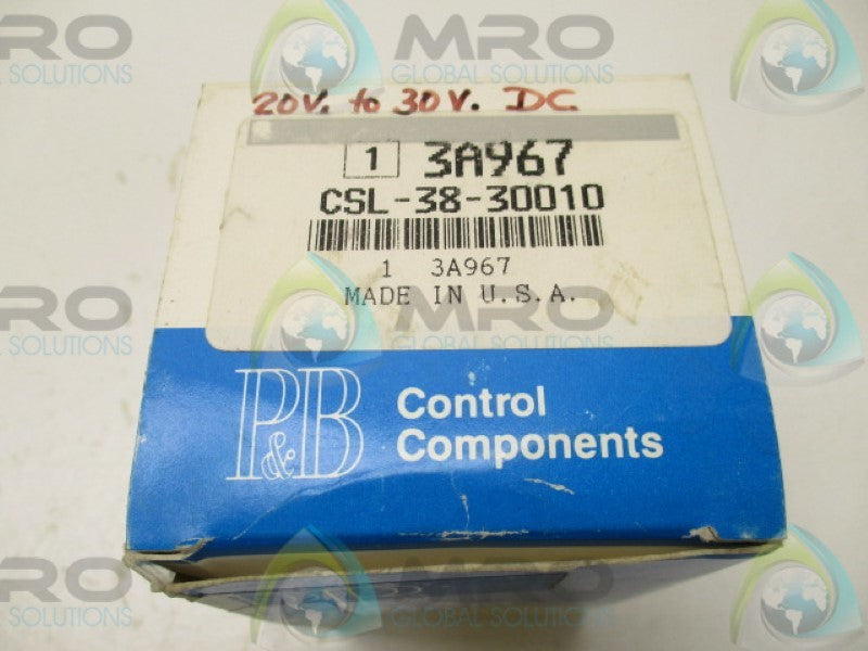 POTTER & BRUMFIELD CSL-38-30010 RELAY 24VDC 120VAC * NEW IN BOX *