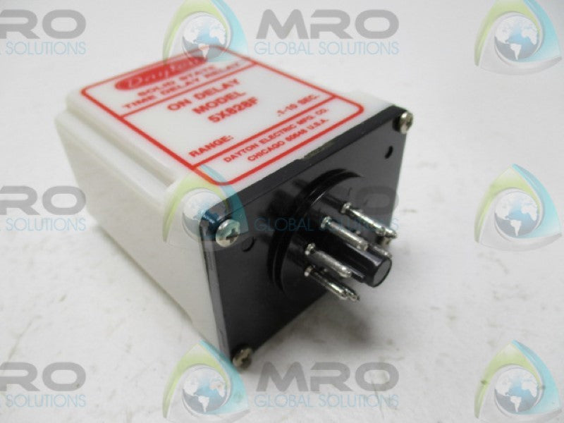 DAYTON 5X828F TIME DELAY RELAY 0.1-10 SECONDS 120VAC * NEW IN BOX *