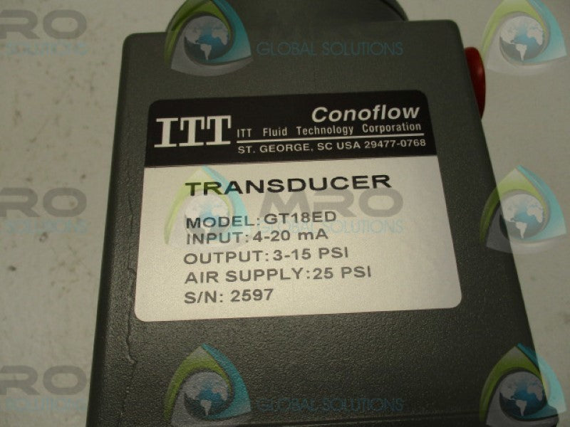 ITT CONOFLOW GT18ED ELECTRO-PNEUMATIC TRANDUCER * NEW IN BOX *