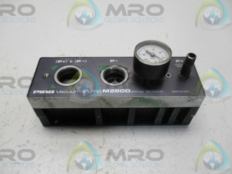 PIAB M250D 32.01.012 VACUUM PUMP  UNMP