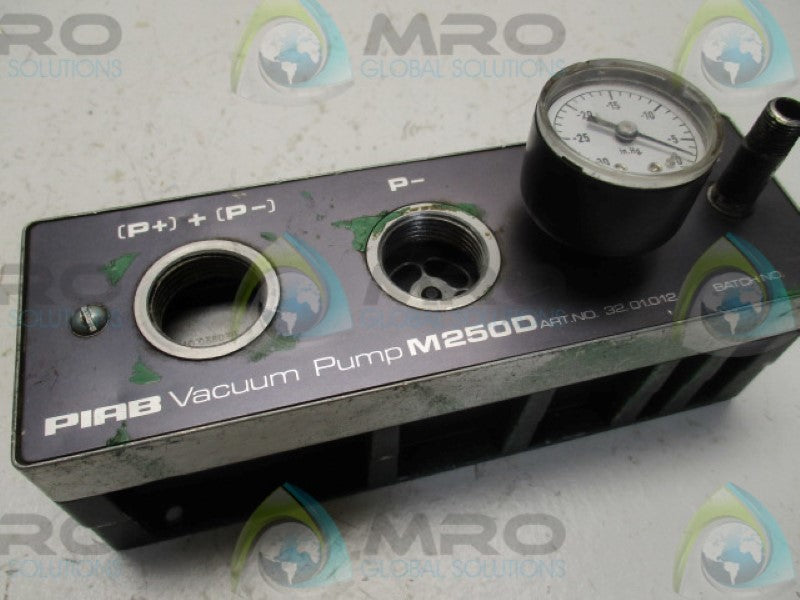PIAB M250D 32.01.012 VACUUM PUMP  UNMP