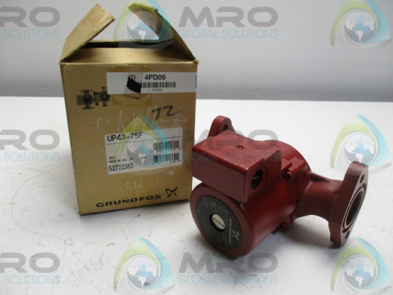 GRUNDFOS UP43-75F CAST IRON PUMP 115V 1PH * NEW IN BOX *