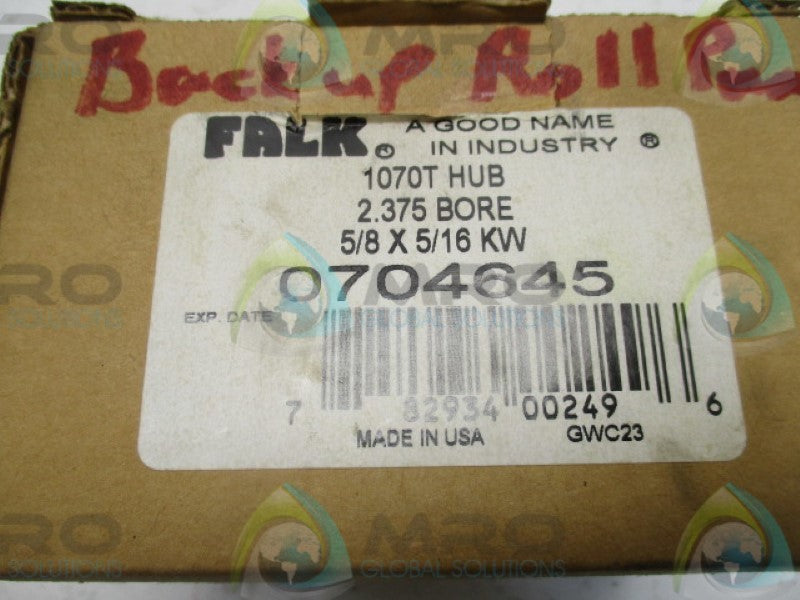 FALK 1070T HUB COUPLING 2.375 BORE * NEW IN BOX *