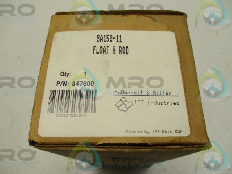 MCDONNELL & MILLER  SA150-11 347600 FLOAT & ROD * NEW IN BOX *