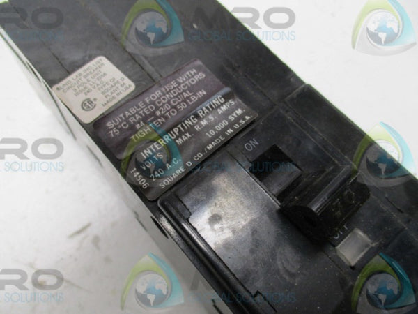 SQUARE D Q1-370 CIRCUIT BREAKER 70A 240VAC 3P  NSMP