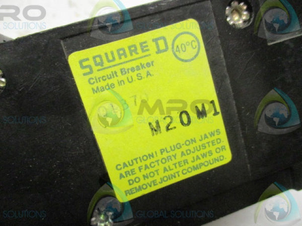 SQUARE D Q1-370 CIRCUIT BREAKER 70A 240VAC 3P  NSMP