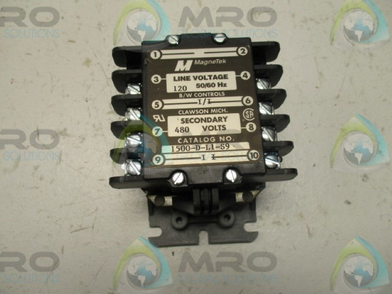 MAGNETEK 1500-D-L1-S9-0C-X LIQUID LEVEL CONTROL RELAY 110/120V  NSMP