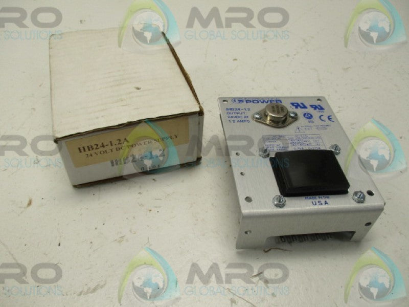 INTERNATIONAL POWER HB24-1.2A POWER SUPPLY 24V * NEW IN BOX *