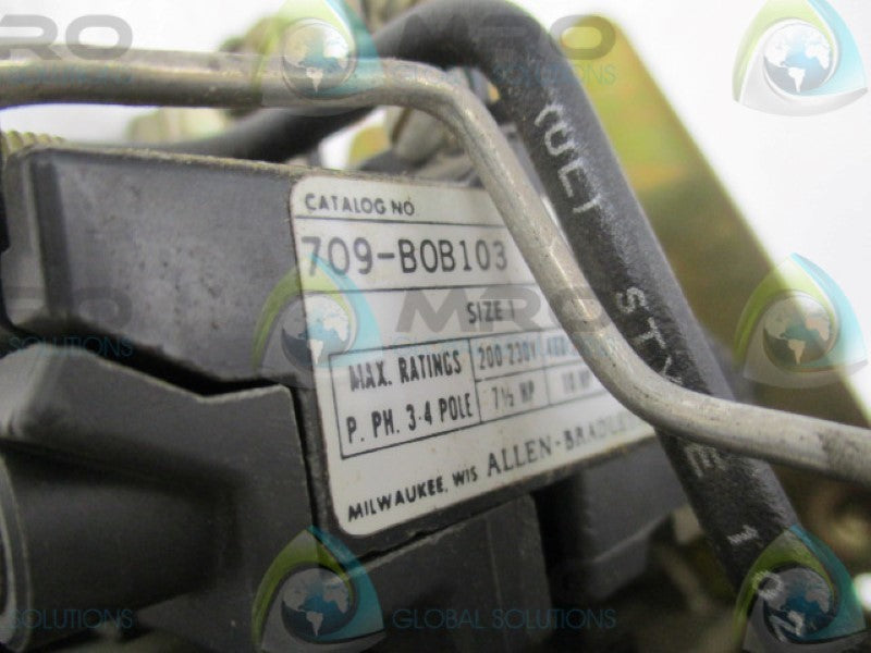 INDUSTRIAL SPARE PART 709-B0B103 SER. K STARTER 120V  UNMP