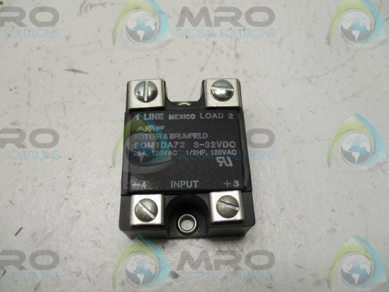 POTTER & BRUMFIELD EOMIDA72 MODULE 3-32V 25A 120VAC  NSMP