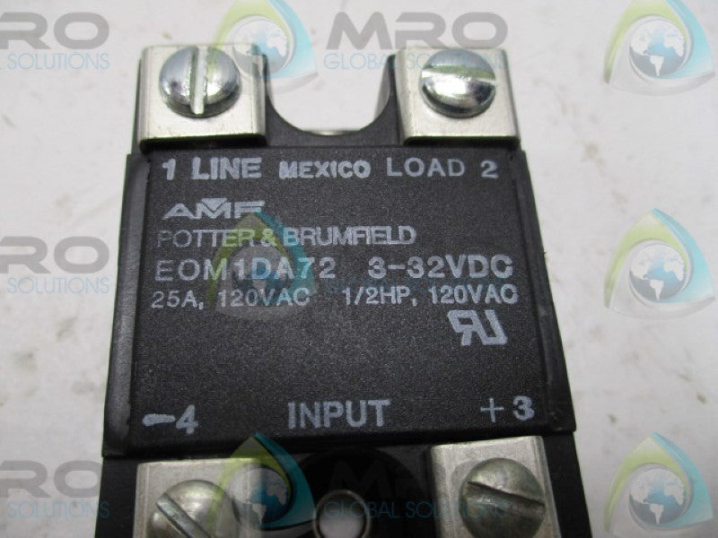 POTTER & BRUMFIELD EOMIDA72 MODULE 3-32V 25A 120VAC  NSMP