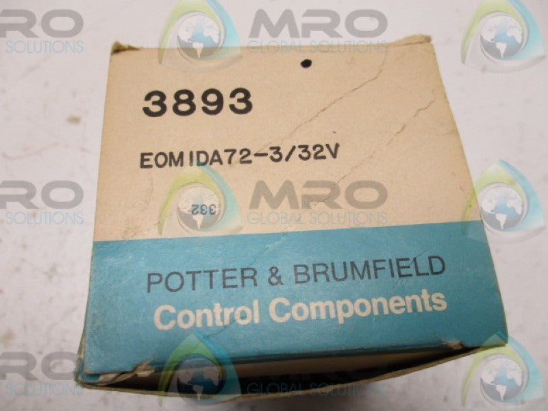 POTTER & BRUMFIELD EOMIDA72 MODULE 3-32V 25A 120VAC  NSMP