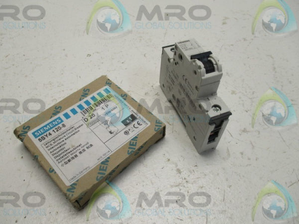 SIEMENS 5SY4120-8 CIRCUIT BREAKER D20A 1P  NSMP