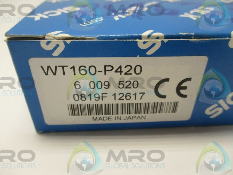 SICK WT160-P420 PHOTOELECTRIC PROXIMITY SENSOR 10-30VDC  NSMP