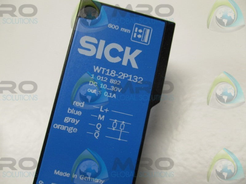 SICK WT18-2P132 PHOTOELECTRIC PROXIMITY SENSOR 10-30VDC  NSNP
