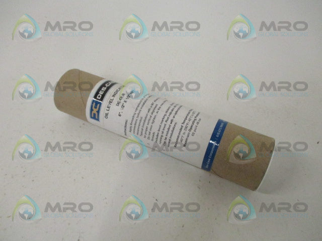 DES-CASE DC-OLI6 OIL LEVEL INDICATOR 6-1/2" x 1/2" NPT * NEW IN ORIGINAL PACKAGE *