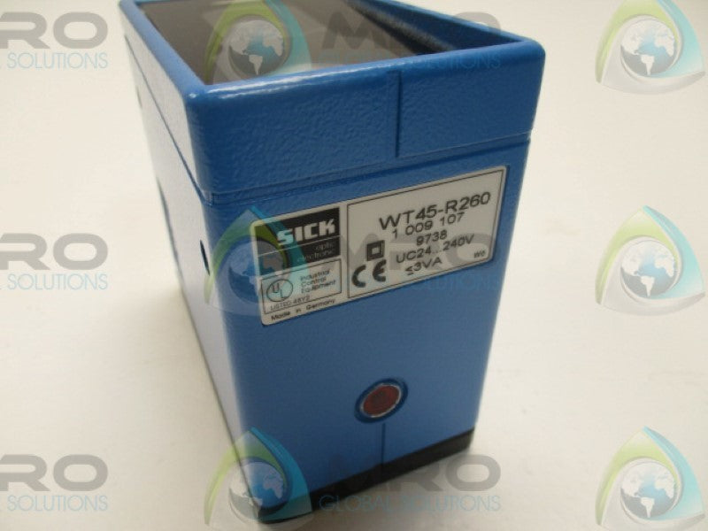 SICK WT45-R260 TIMING TERMINAL CHAMBER SENSOR 24-240V  NSMP