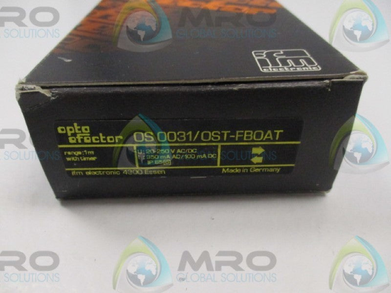 IFM EFECTOR OS0031 OST-FBOAT SENSOR 20-250V  NSMP