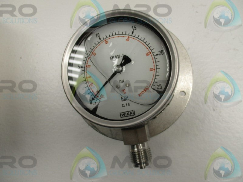 WIKA 233.50.100 PRESSURE GAUGE -1?+25BAR G  NSMP