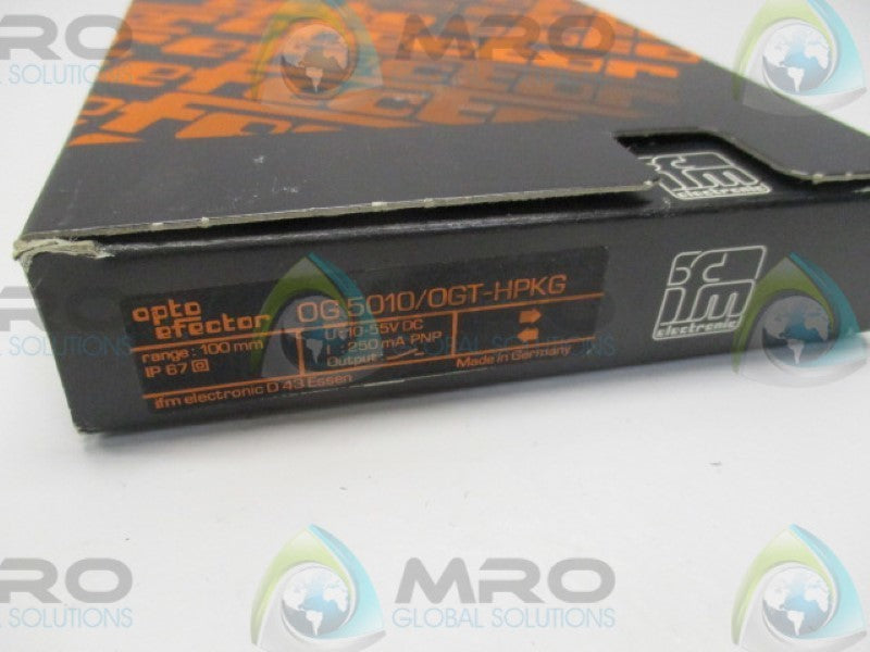 IFM EFECTOR OG5010 OGT-HPKG PROXIMITY SENSOR 10-55VDC * NE WIN BOX *