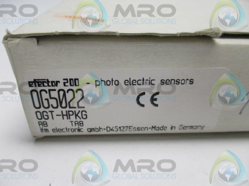 IFM EFECTOR OG5022 OGT-HPKG PROXIMITY SENSOR 10-55VDC NSMP