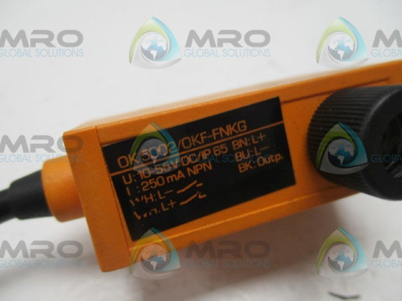 IFM EFECTOR OK5002 OK5002-OKF-FNKG FIBER OPTIC AMPLIFIER SENSOR  NSNP