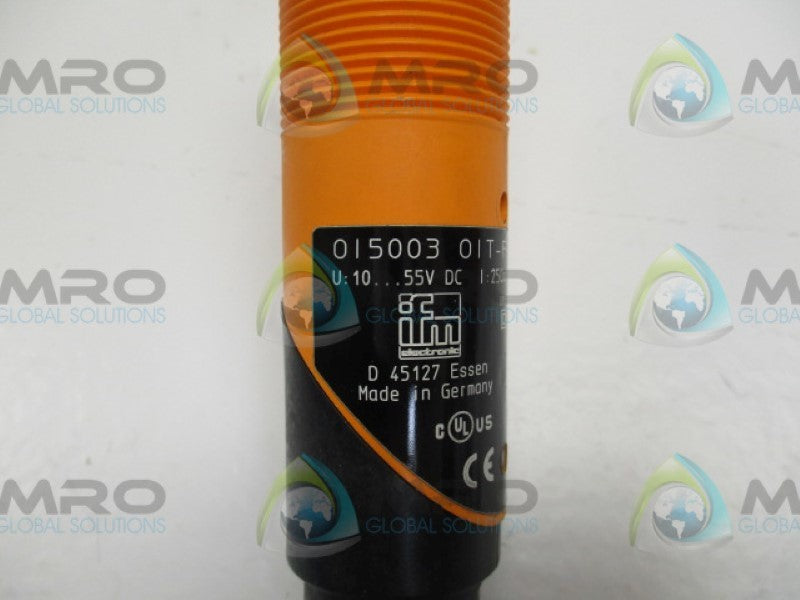 IFM EFECTOR 015003 O1T-FPKG DIFFUSE REFLECTION SENSOR * USED*