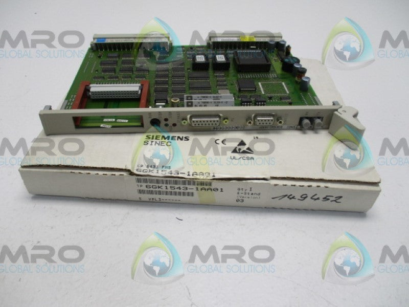 SIEMENS 6GK1543-1AA01 COMMUNICATION PROCESSOR MODULE   NSMP