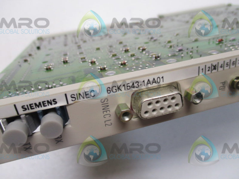 SIEMENS 6GK1543-1AA01 COMMUNICATION PROCESSOR MODULE   NSMP