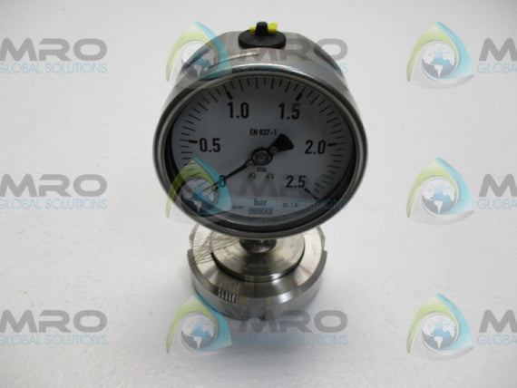 WIKA 990.18 PRESSURE GAUGE 0-2.5BAR * NEW NO BOX *