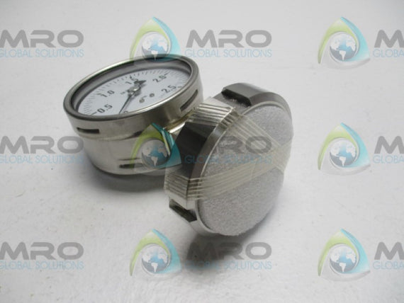 WIKA 990.18 PRESSURE GAUGE 0-2.5BAR * NEW NO BOX *