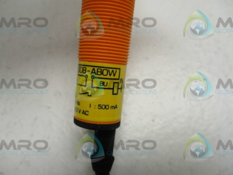 IFM EFECTOR IG-2008-ABOW INDUCTIVE PROXIMITY SENSOR 20-250VAC  NSMP
