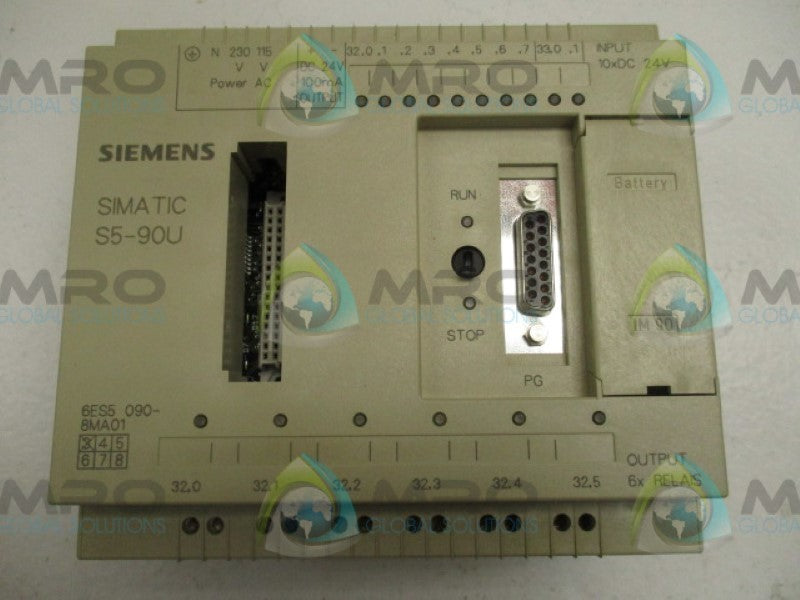 SIEMENS SIMATIC S5 6ES5090-8MA01 PROGRAMMABLE CONTROLLER  NSMP