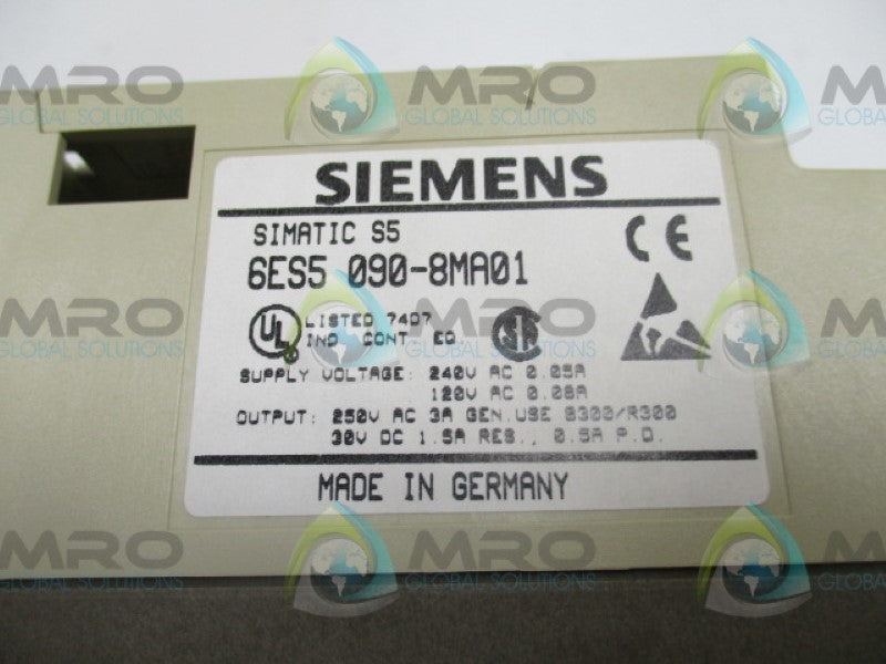 SIEMENS SIMATIC S5 6ES5090-8MA01 PROGRAMMABLE CONTROLLER  NSMP