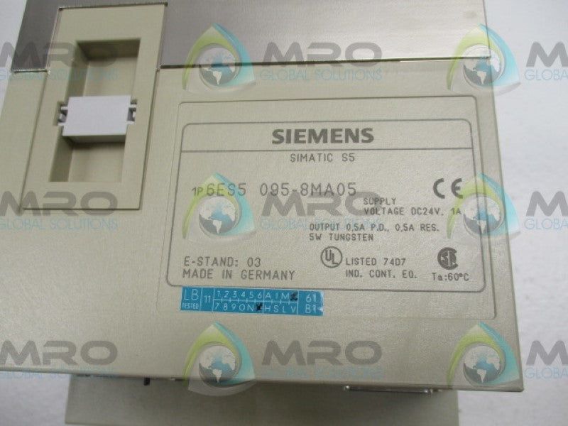 SIEMENS 6ES5095-8MA05  NSMP