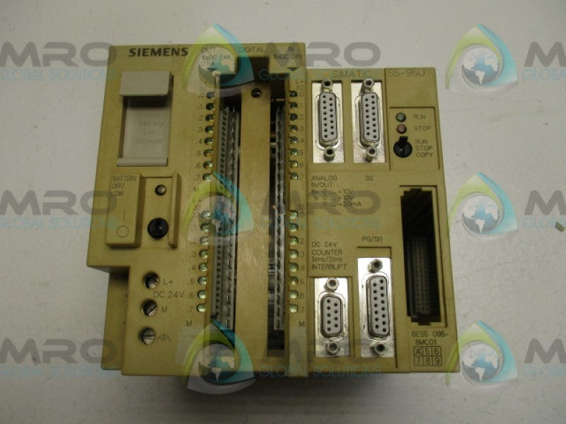 SIEMEMS SIMATIC S5 6ES5095-8MC01 PROGRAMMABLE CONTROLLER   UNMP