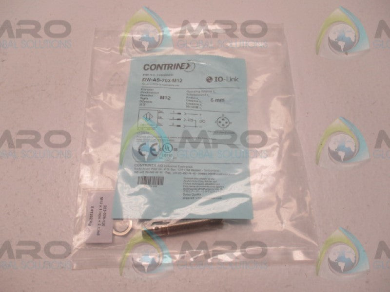 CONTRINEX DW-AS-703-M12 PROXIMITY SENSOR 10-30VDC 6MM * NEW INF ACTORY BAG *
