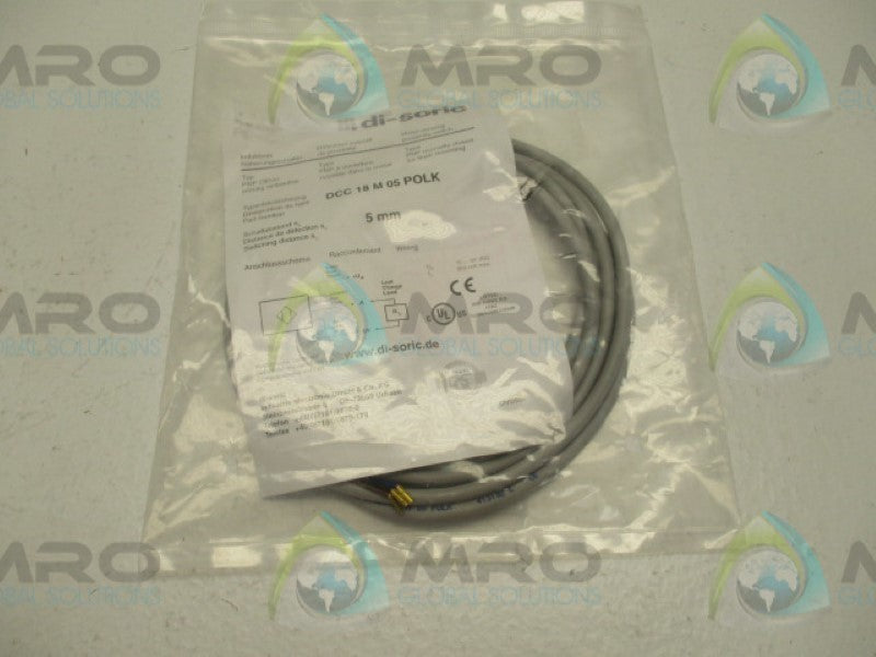 DI-SORIC DCC18M05POLK PROXIMITY SENSOR 5MM  NSMP