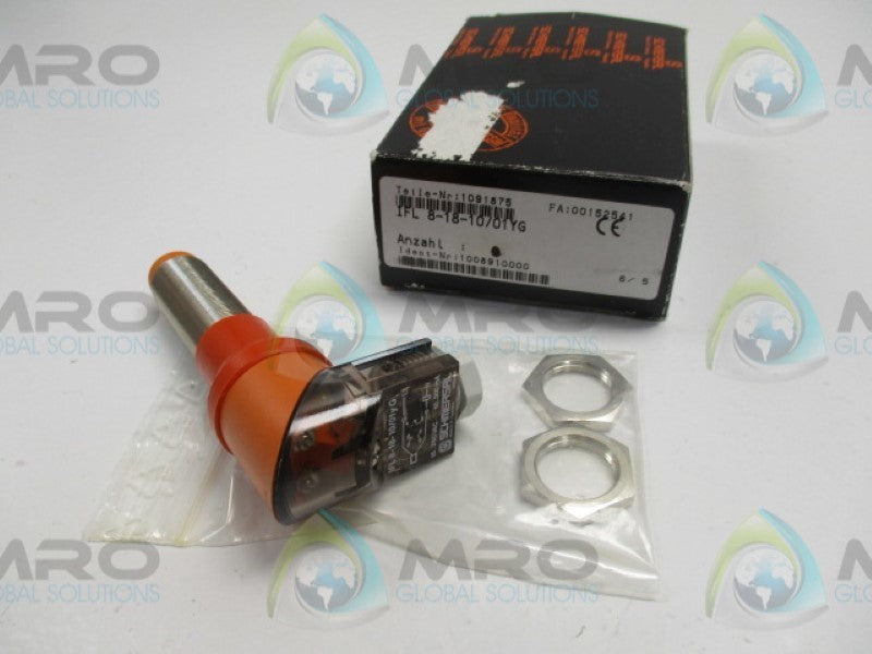 SCHMERSAL IFL8-18-10/01YG PROXIMITY SENSOR 15-250VAC  NSMP