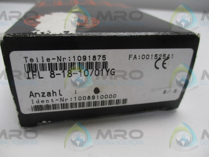 SCHMERSAL IFL8-18-10/01YG PROXIMITY SENSOR 15-250VAC  NSMP