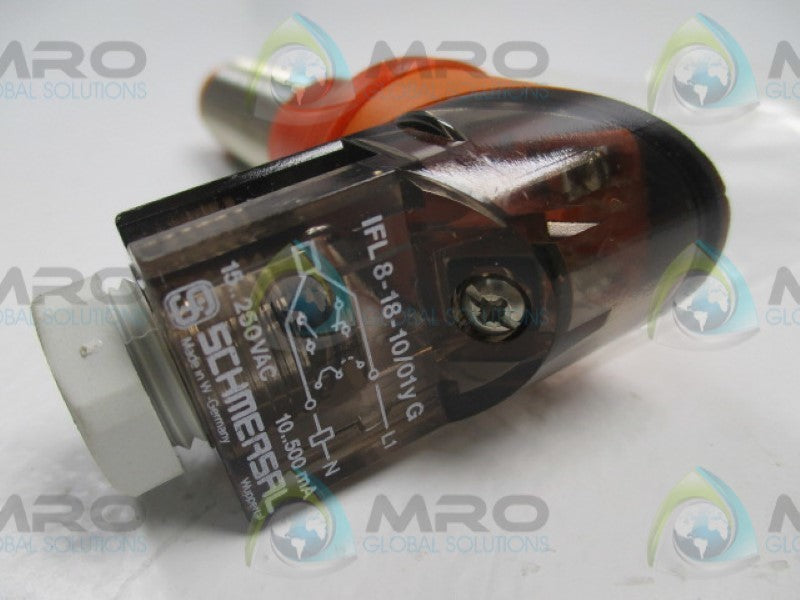 SCHMERSAL IFL8-18-10/01YG PROXIMITY SENSOR 15-250VAC  NSNP