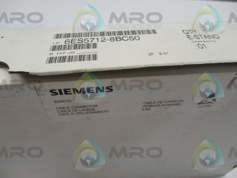 SIEMENS SIMATIC 6ES5712-8BC50 CABLE CONNECTOR 2.5M  NSMP