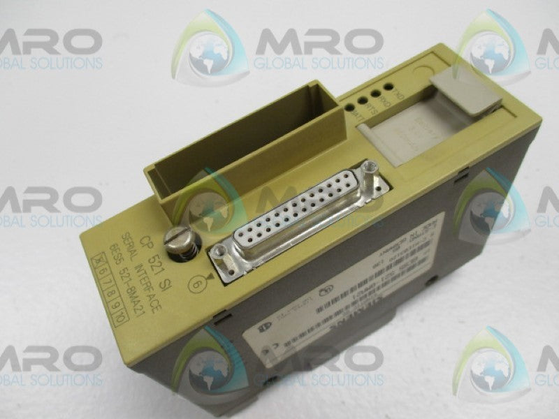 SIEMENS SIMATIC S5 6ES5521-8MA21 COMMUNICATION PROCESSER  UNMP