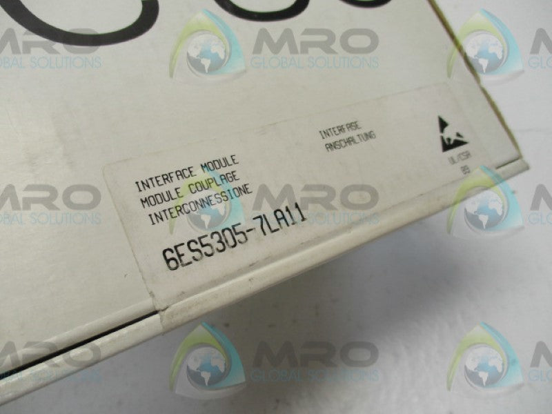 SIEMENS SIMATIC S5 6ES5305-7LA11 INTERFACE MODULE  NSFS